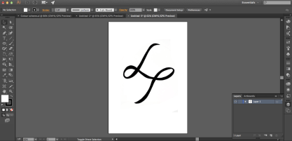 3 letters illustrator